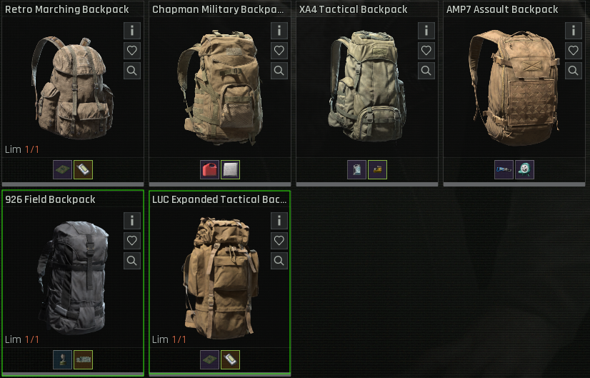 Backpacks