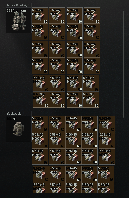 Ammo Loadout Codes