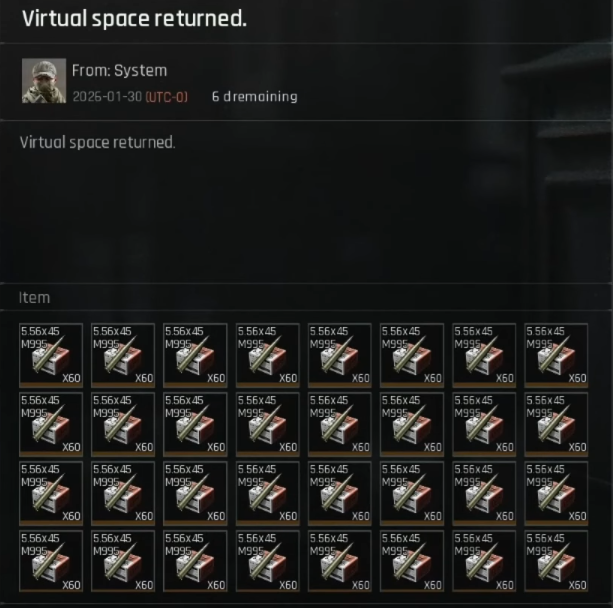 Ammo Mail Trick